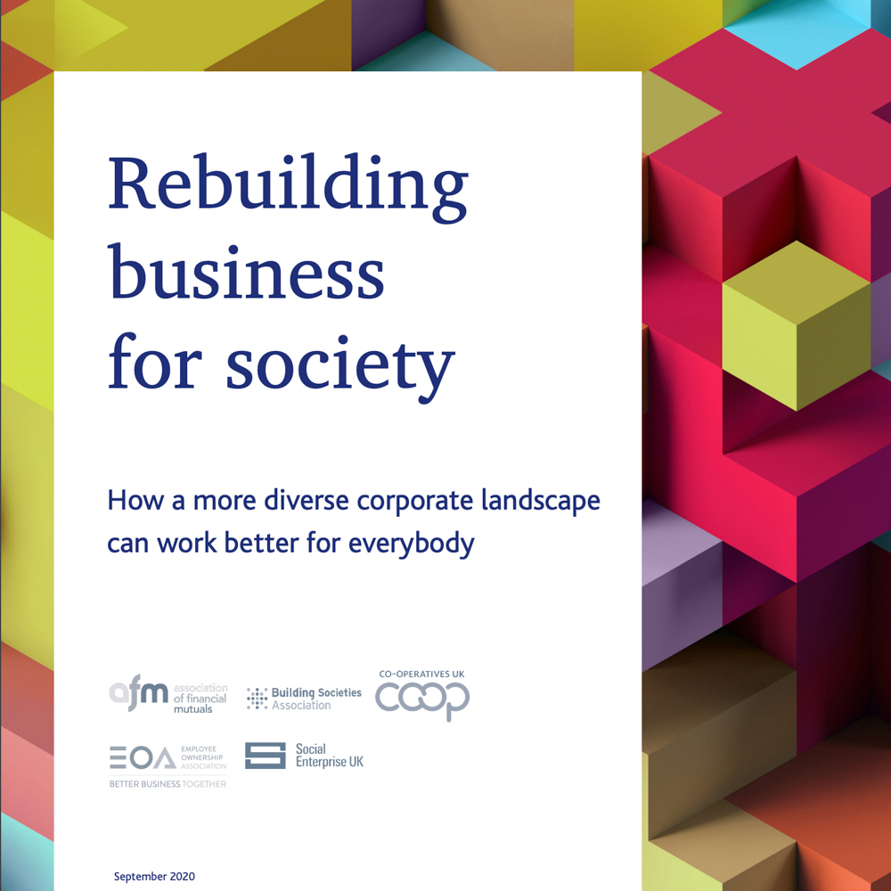 Rebuilding business for society cover
