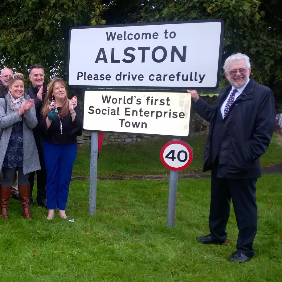 Alston Moor - Social Enterprise Town sign