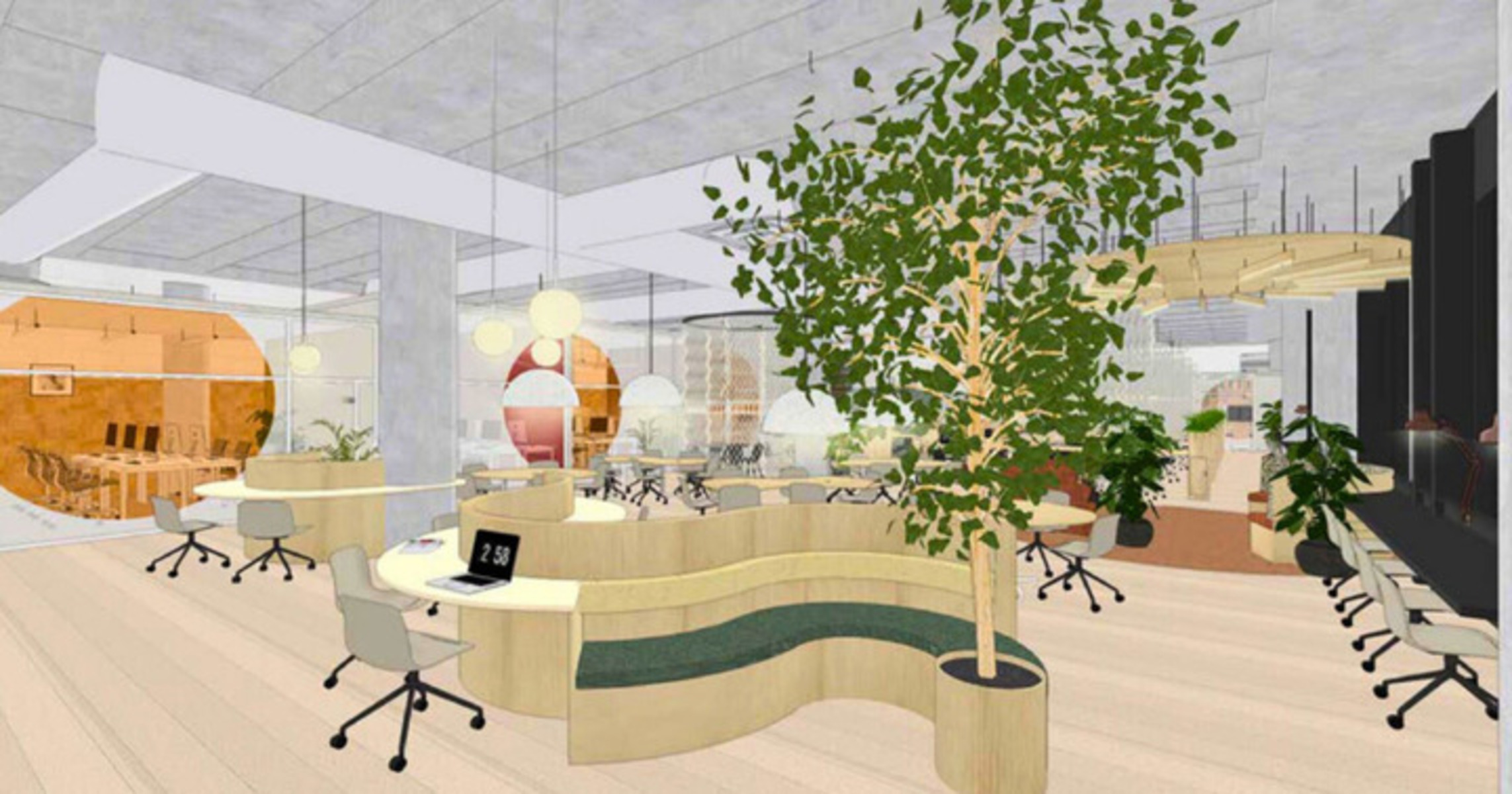 A image for the plan of Impact Hub London Euston showing the reception area