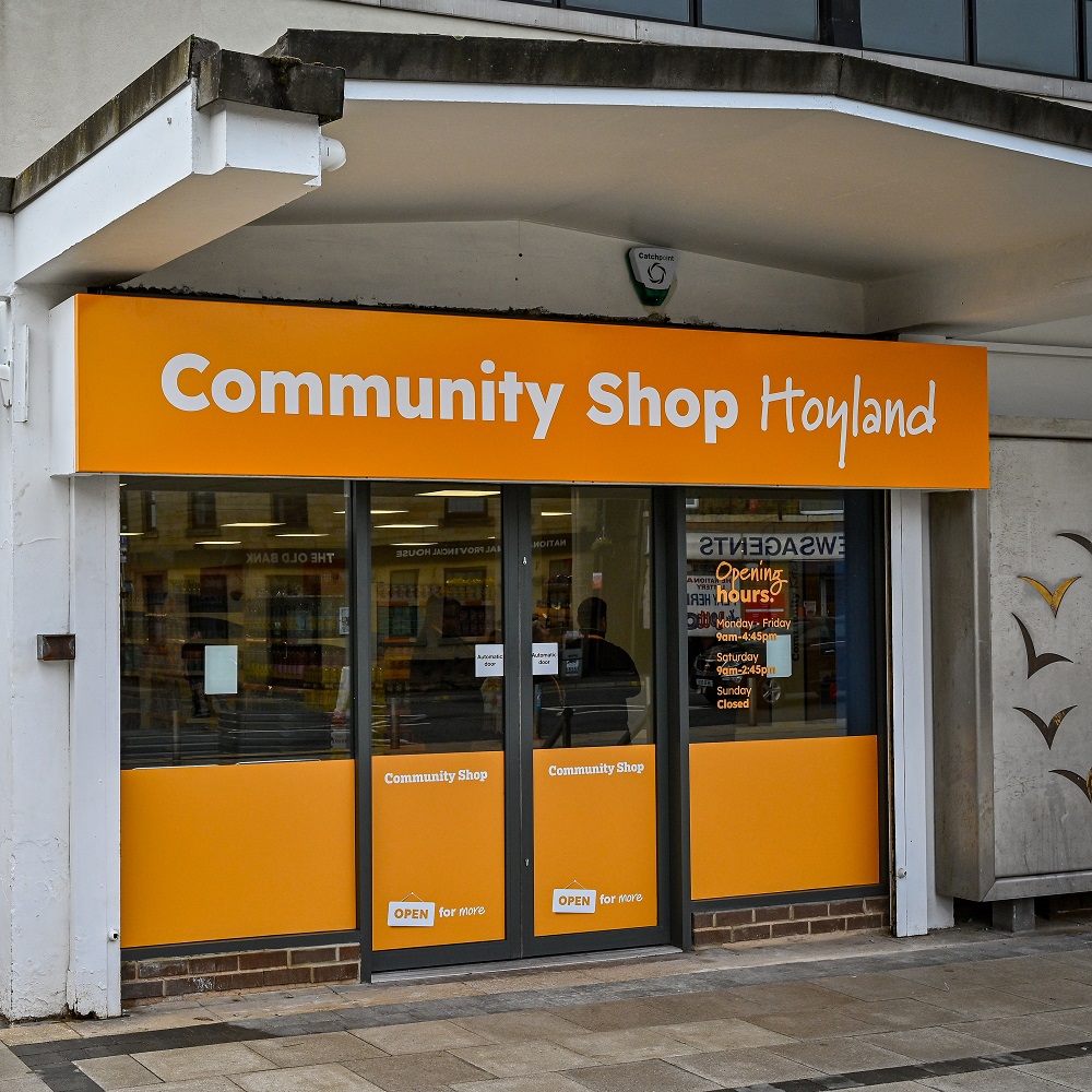 The front of Community Shop Hoyland