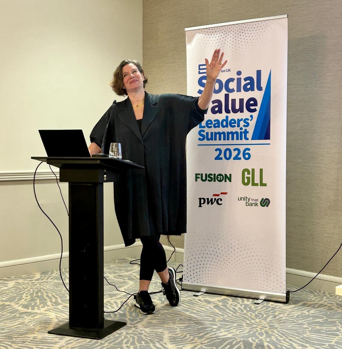 Professor Mariana Mazzucato CBE at the Social Value Leaders Summit