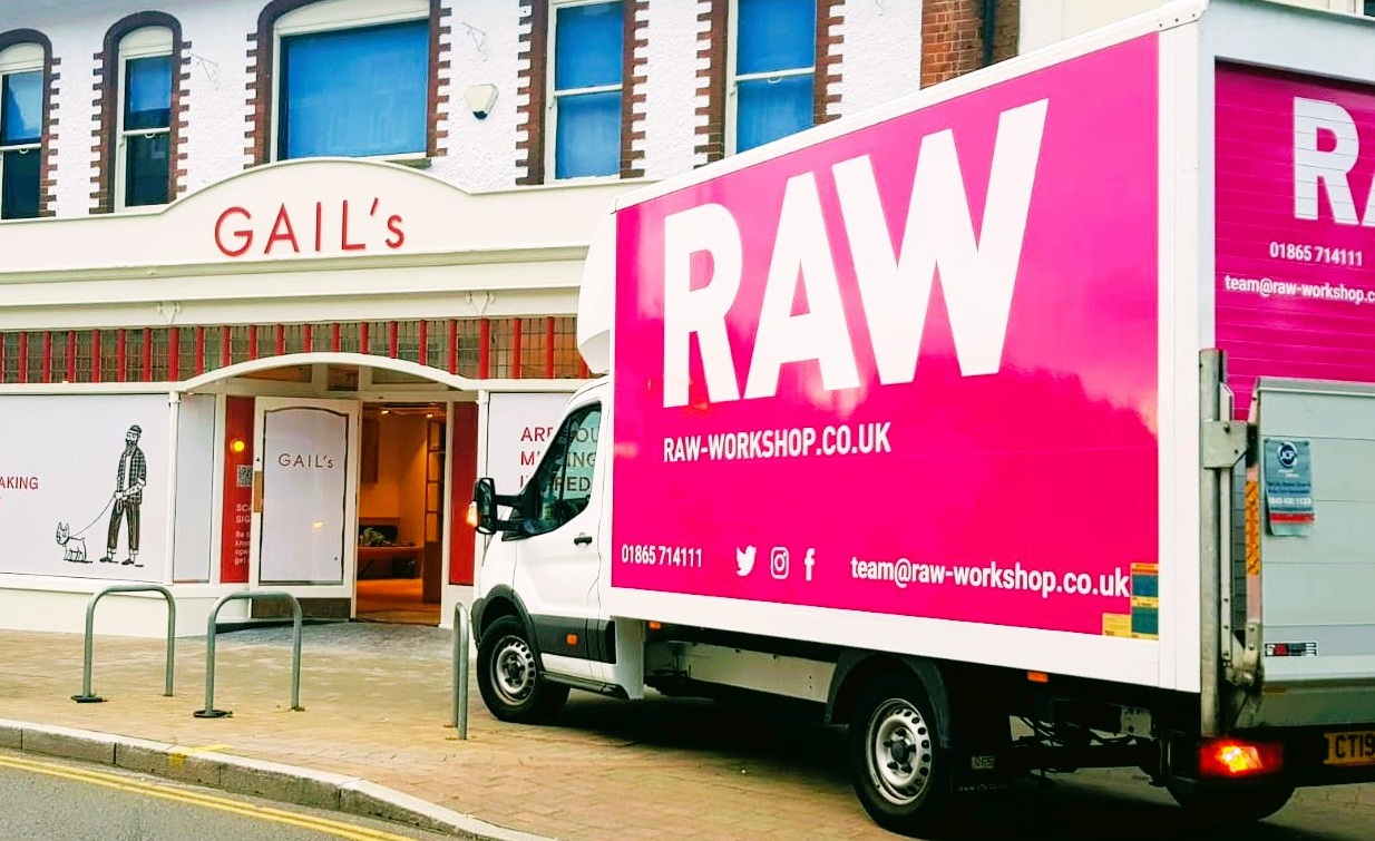 RAW van and GAILs store
